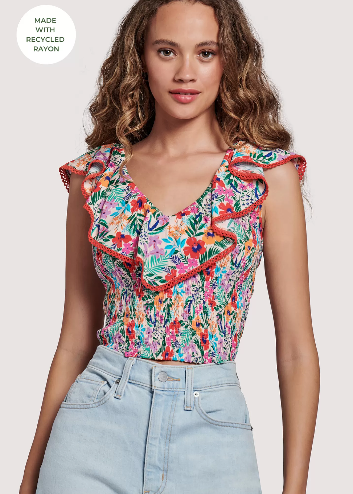 Lost + Wander Sets*All Summer Long Top MULTI-FLORAL