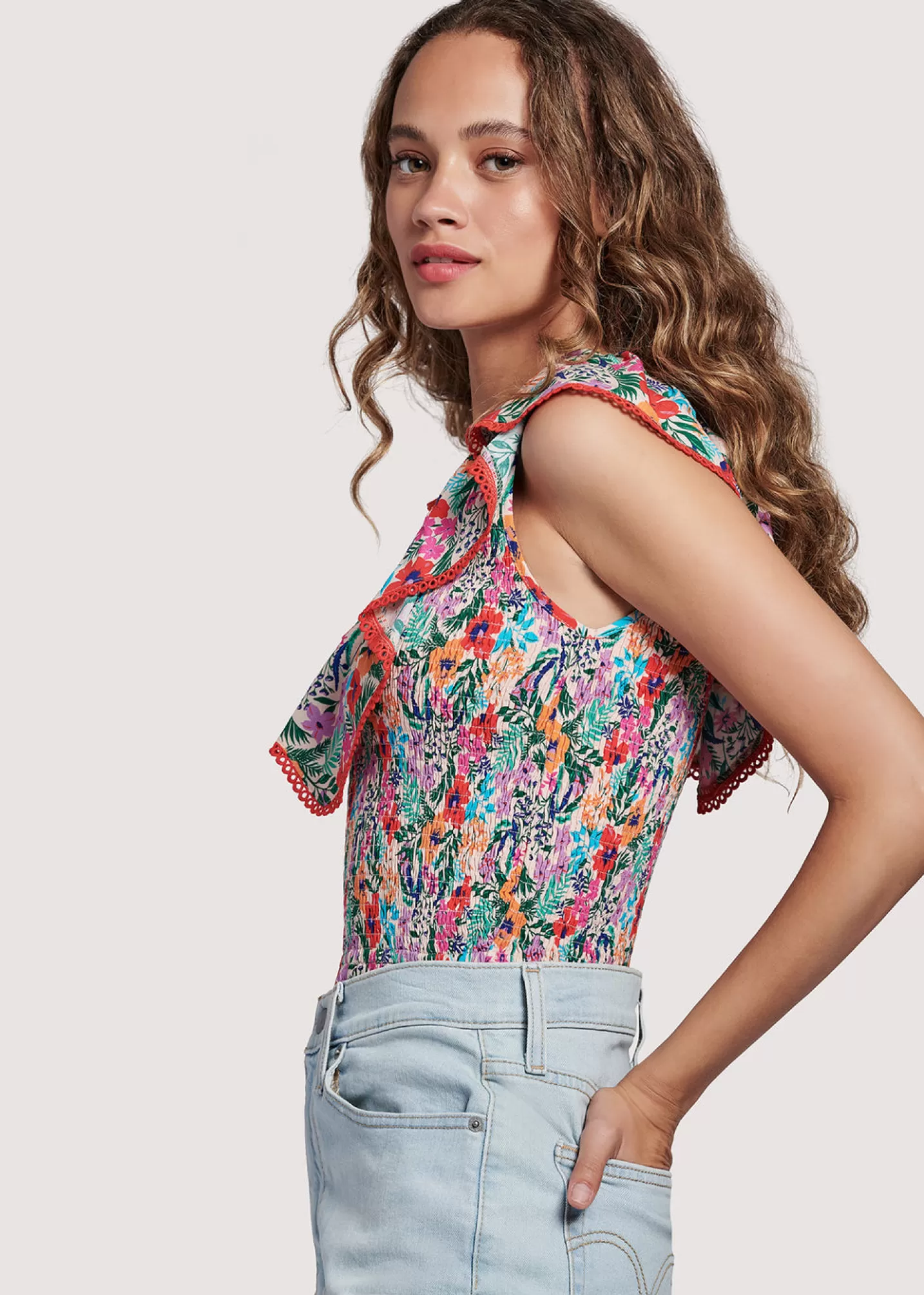 Lost + Wander Sets*All Summer Long Top MULTI-FLORAL