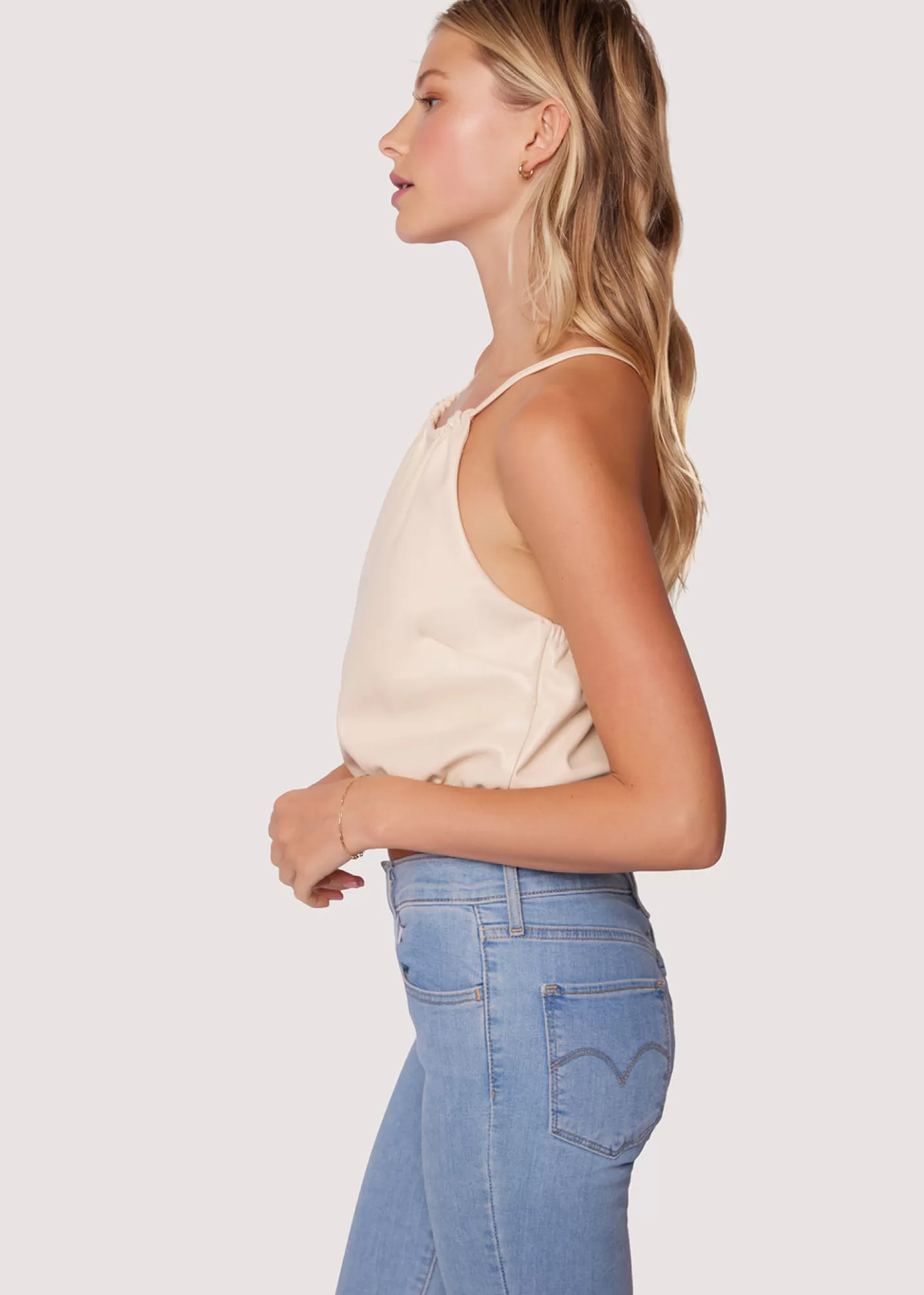 Lost + Wander Sets*Brunch Affair Crop Top CREAM