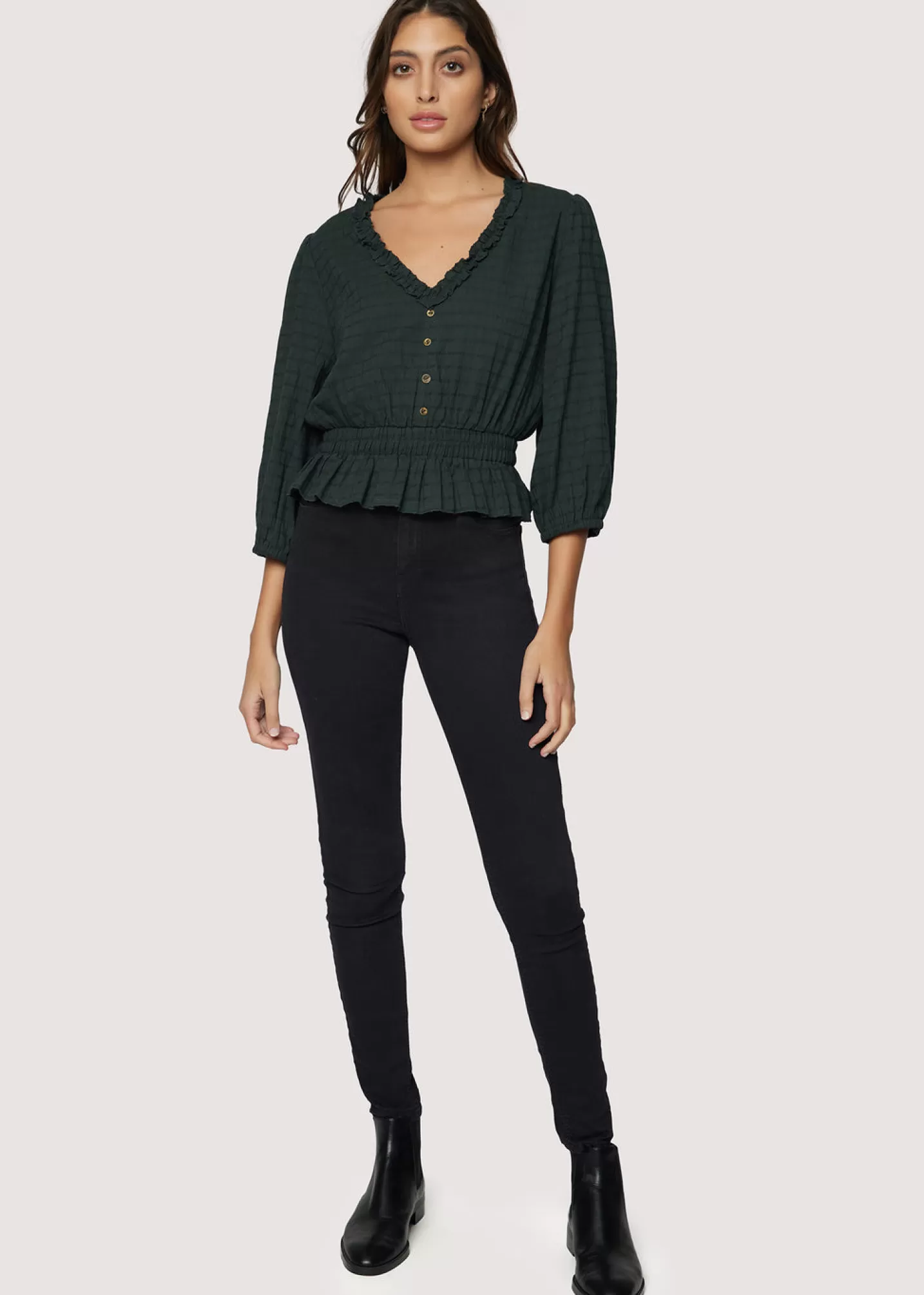 Lost + Wander Tops*Forest Jewel Top DARK-GREEN