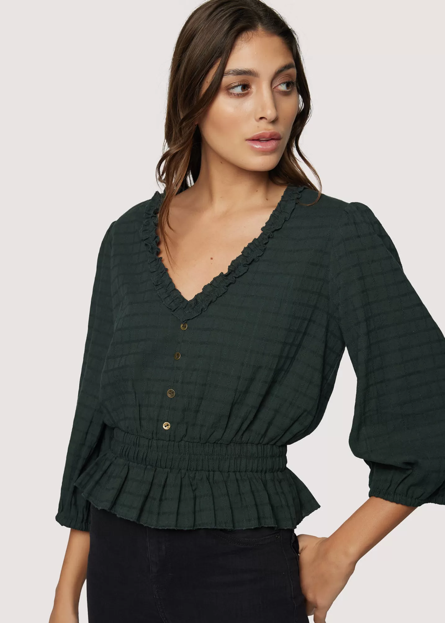 Lost + Wander Tops*Forest Jewel Top DARK-GREEN