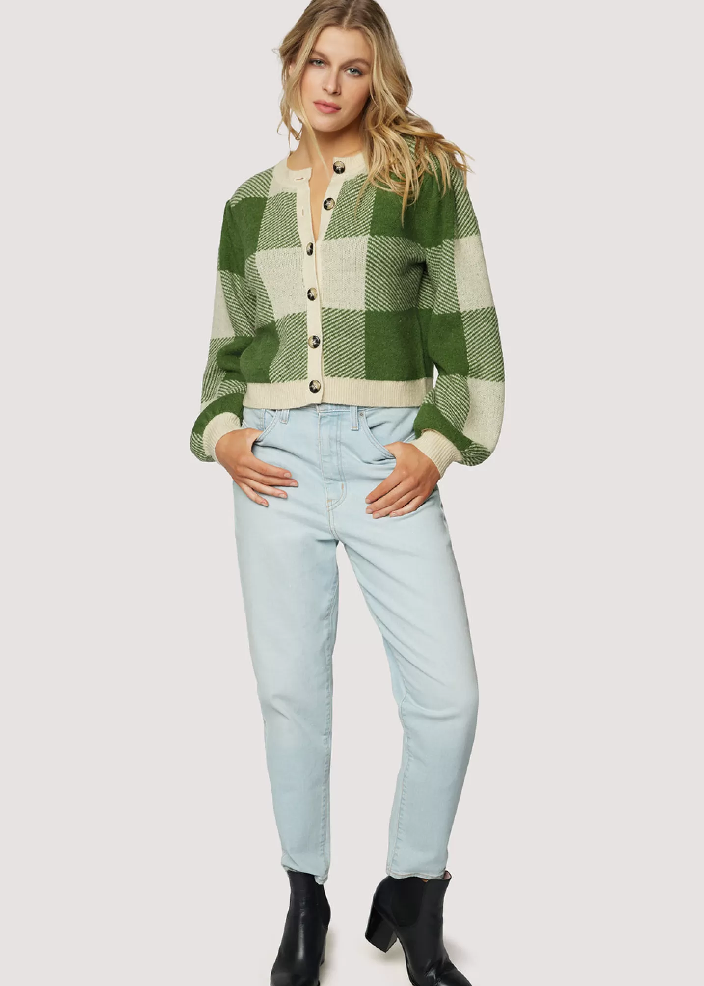 Lost + Wander Sweaters*Forest School Cardigan FOREST GINGHAM