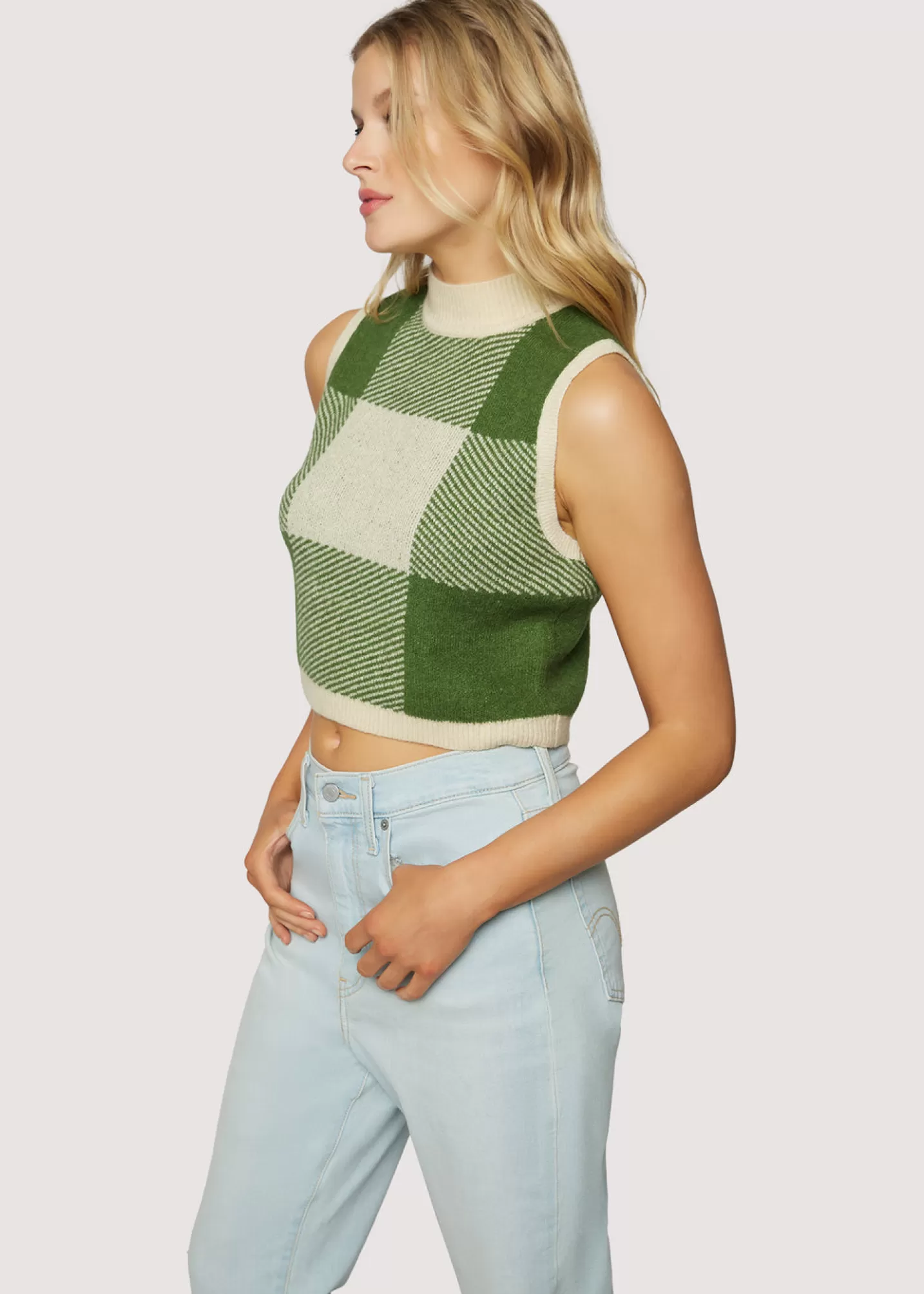 Lost + Wander Sets*Forest School Crop Top FOREST GINGHAM