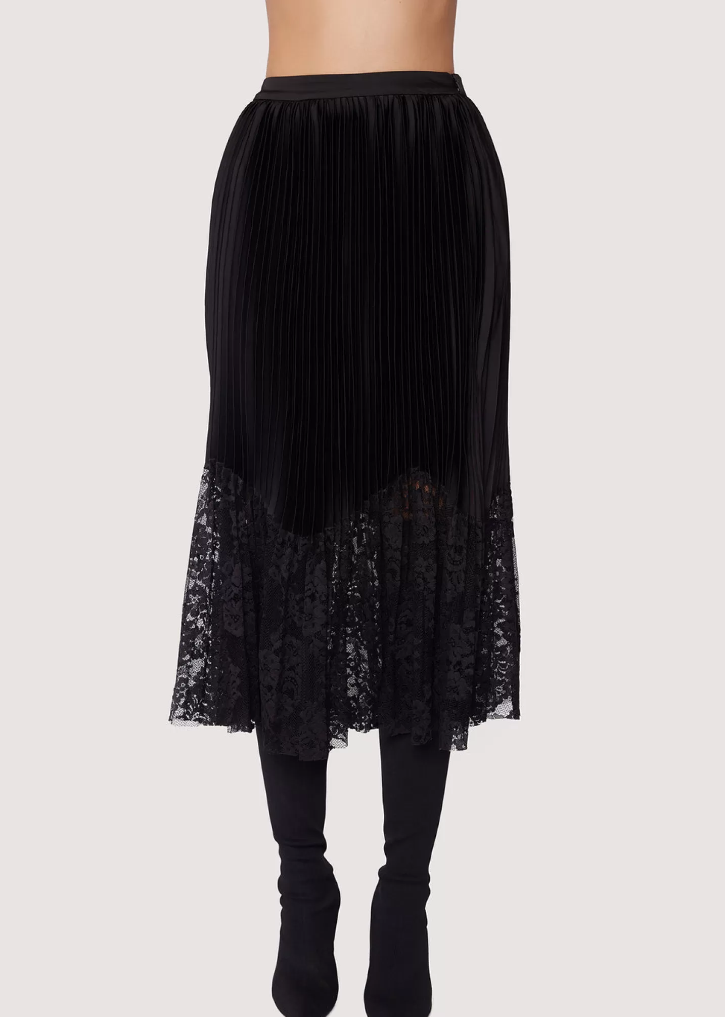 Lost + Wander Skirts*Genesis Pleated Midi Skirt BLACK