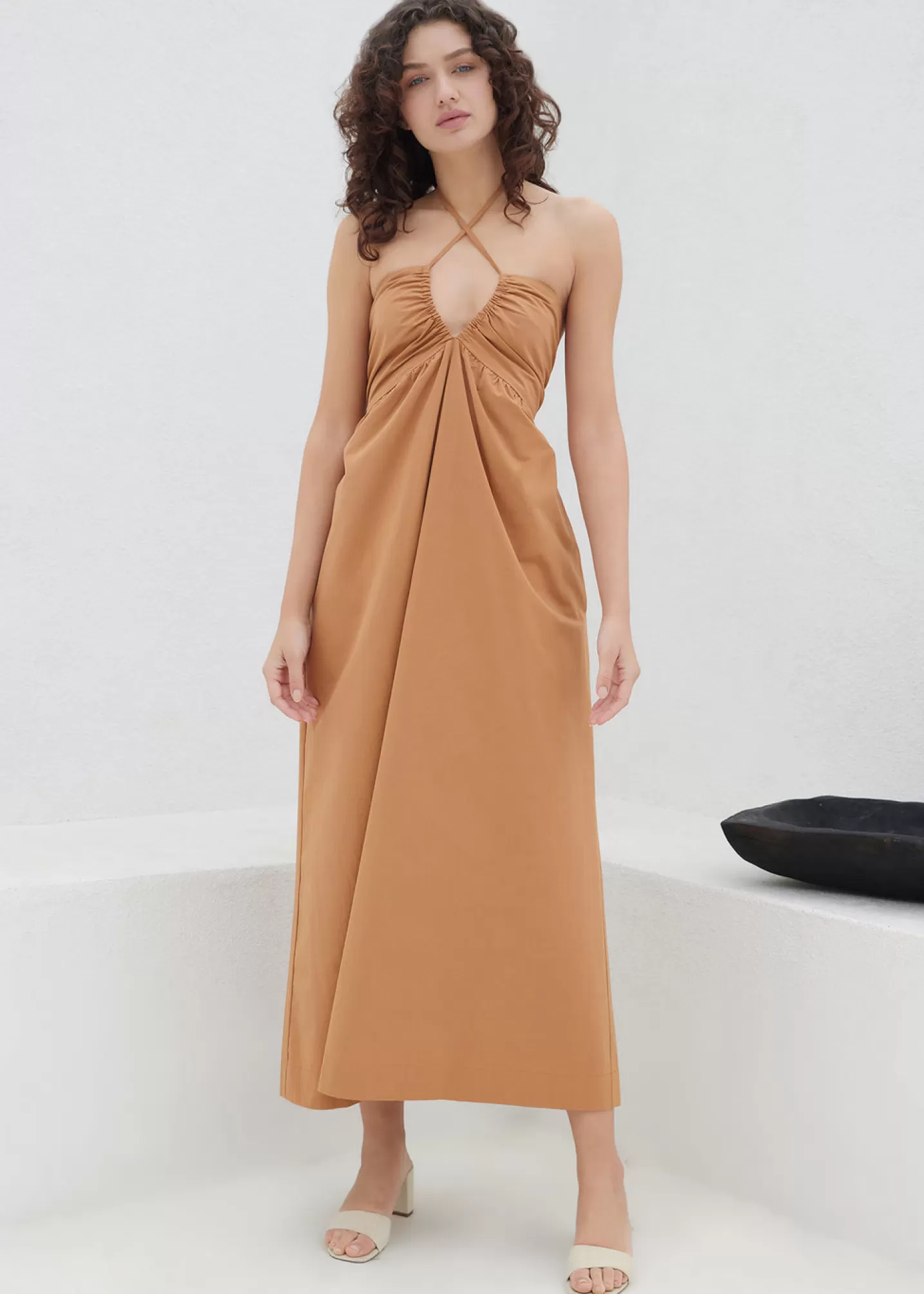 Lost + Wander Dresses*Lady Like Charm Maxi Dress RUST