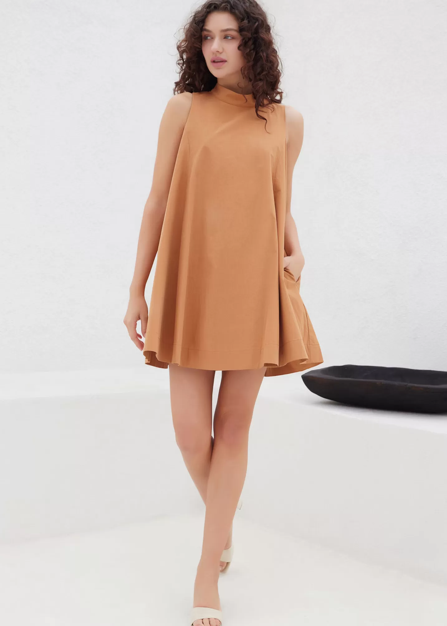 Lost + Wander Dresses*Lady Like Charm Mini Dress RUST