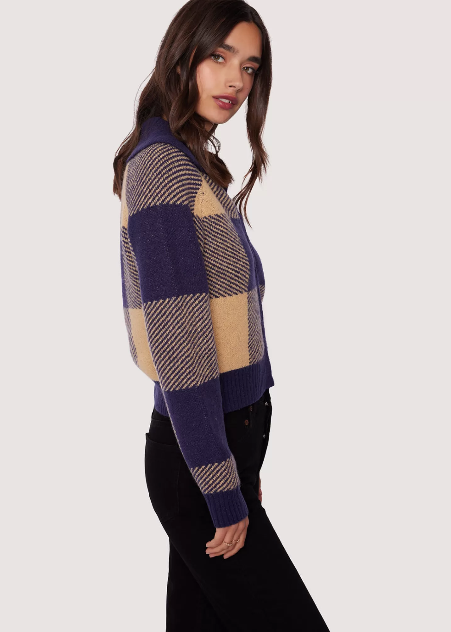 Lost + Wander Sweaters*Lianna Cardigan NAVY-MULTI