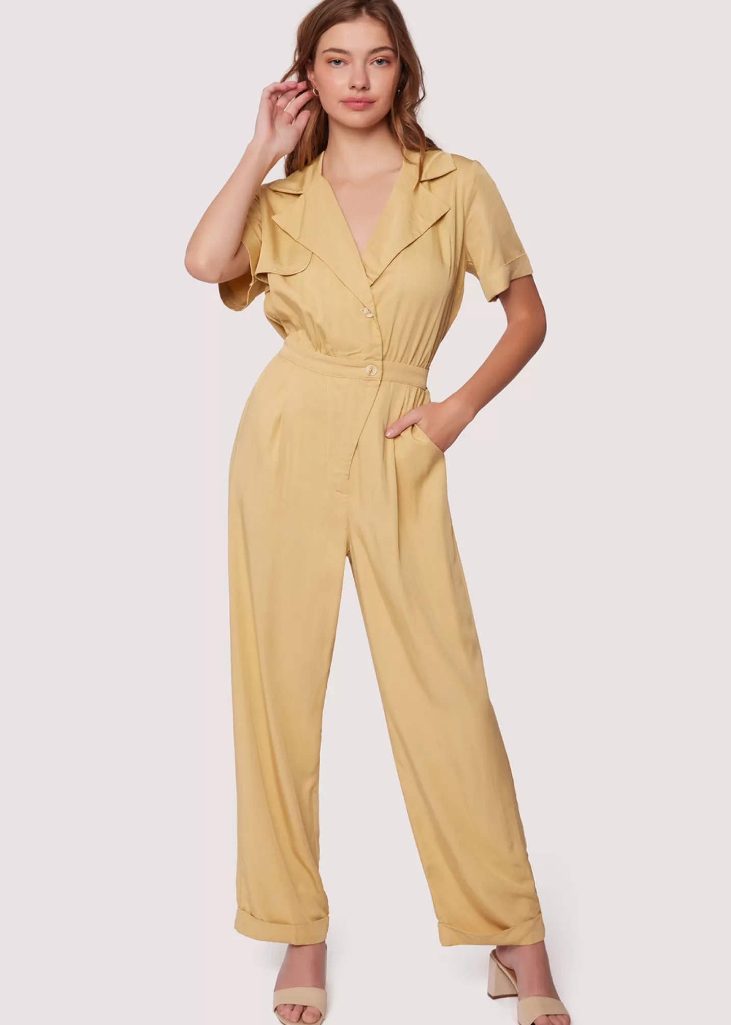 Lost + Wander Romper and Jumpsuits*Limoncello Jumpsuit MELLOW-YELLOW