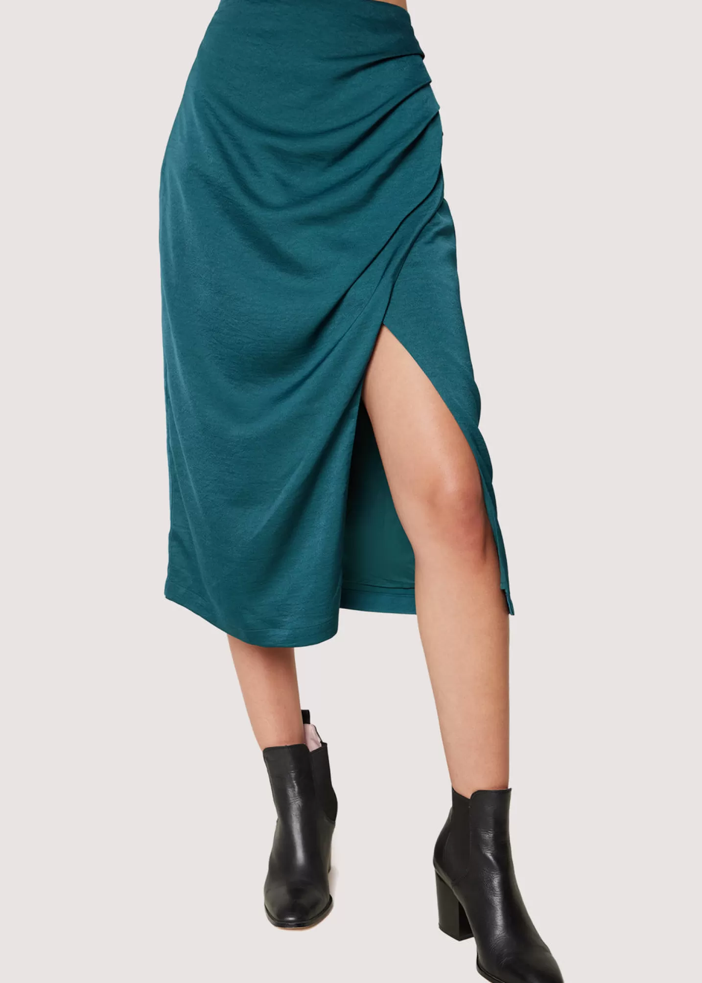 Lost + Wander Skirts*Modern Love Midi Skirt TEAL