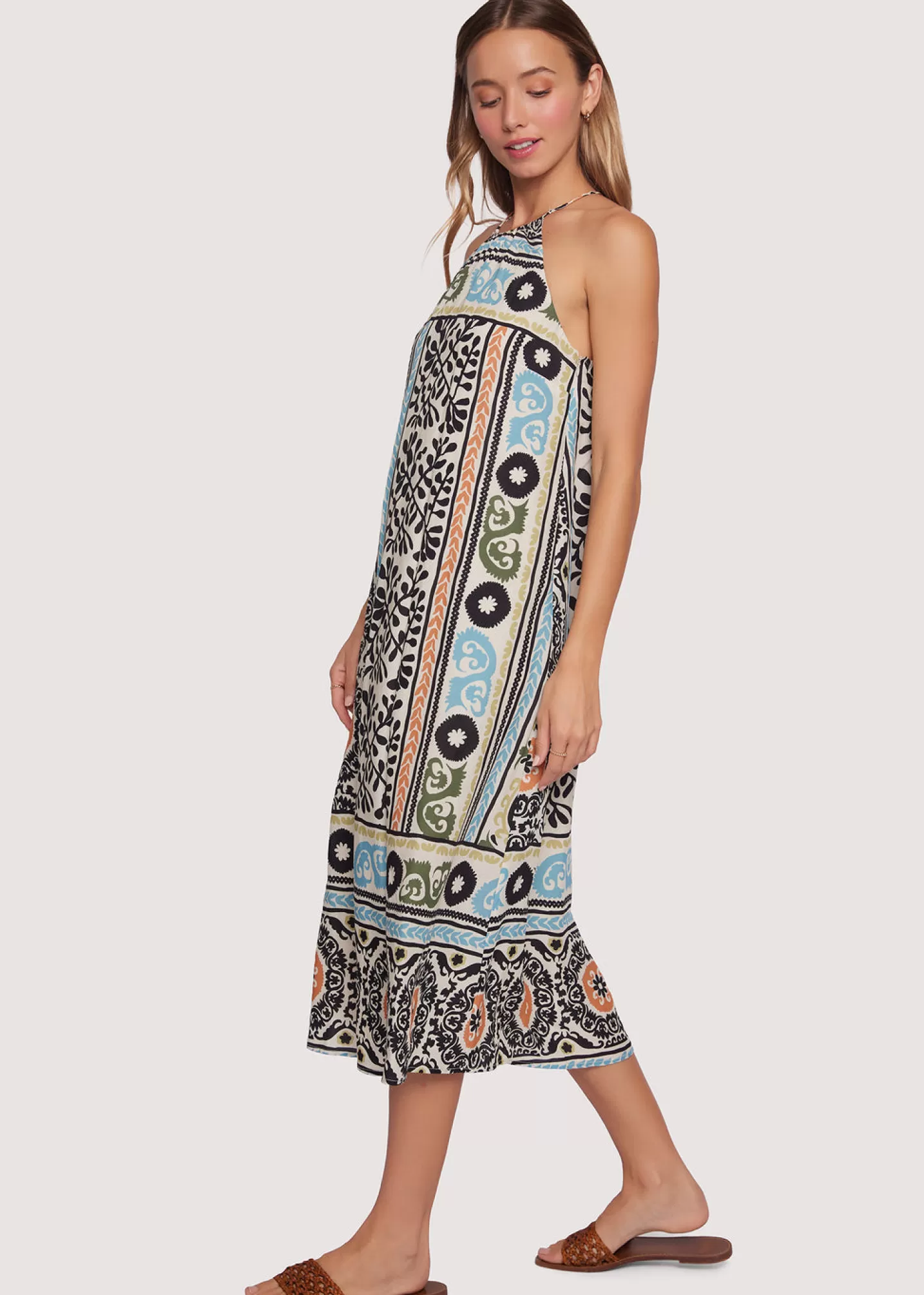 Lost + Wander Dresses*Oracle Midi Dress BLACK-MULTI