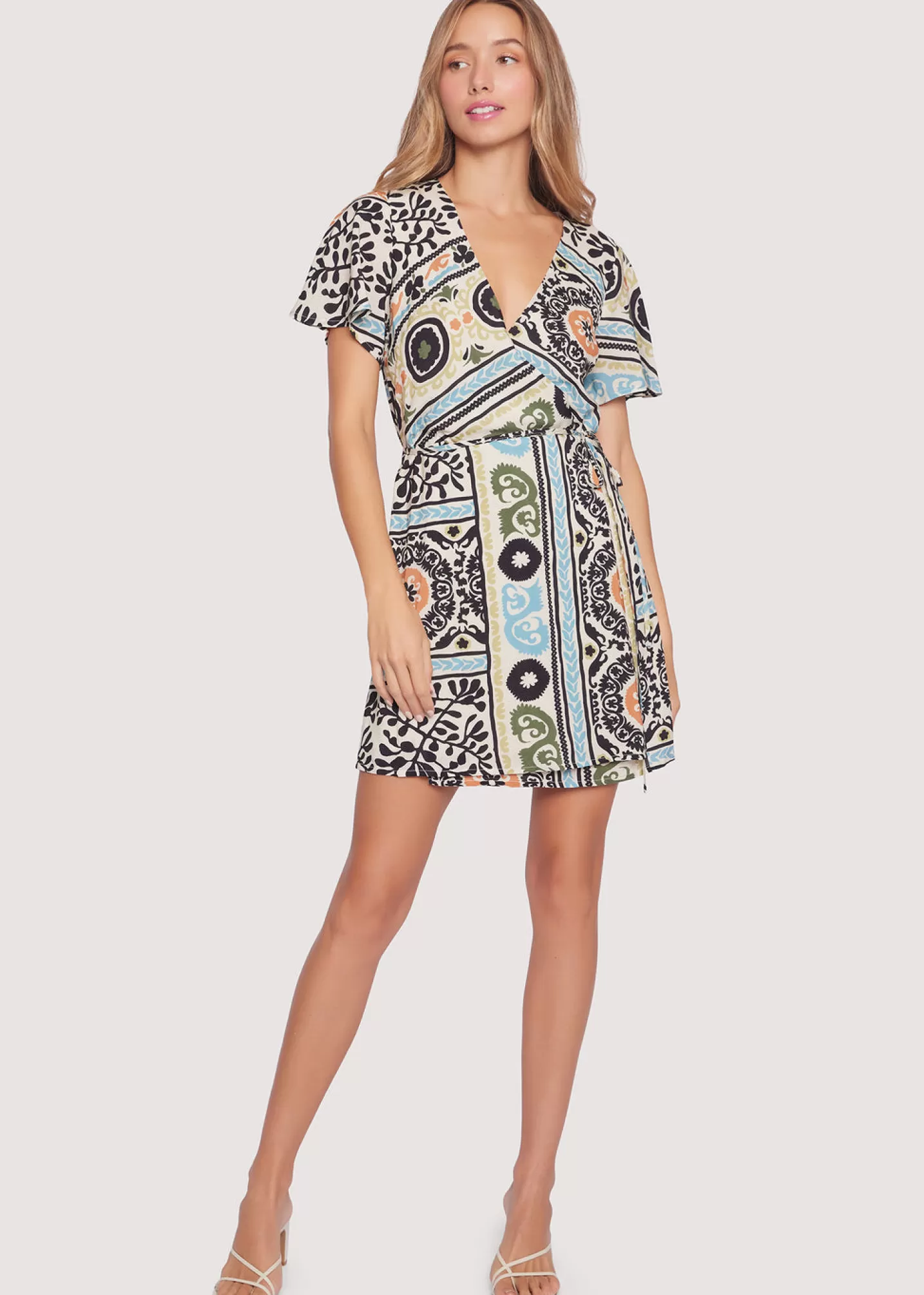 Lost + Wander Dresses*Oracle Mini Dress BLACK-MULTI