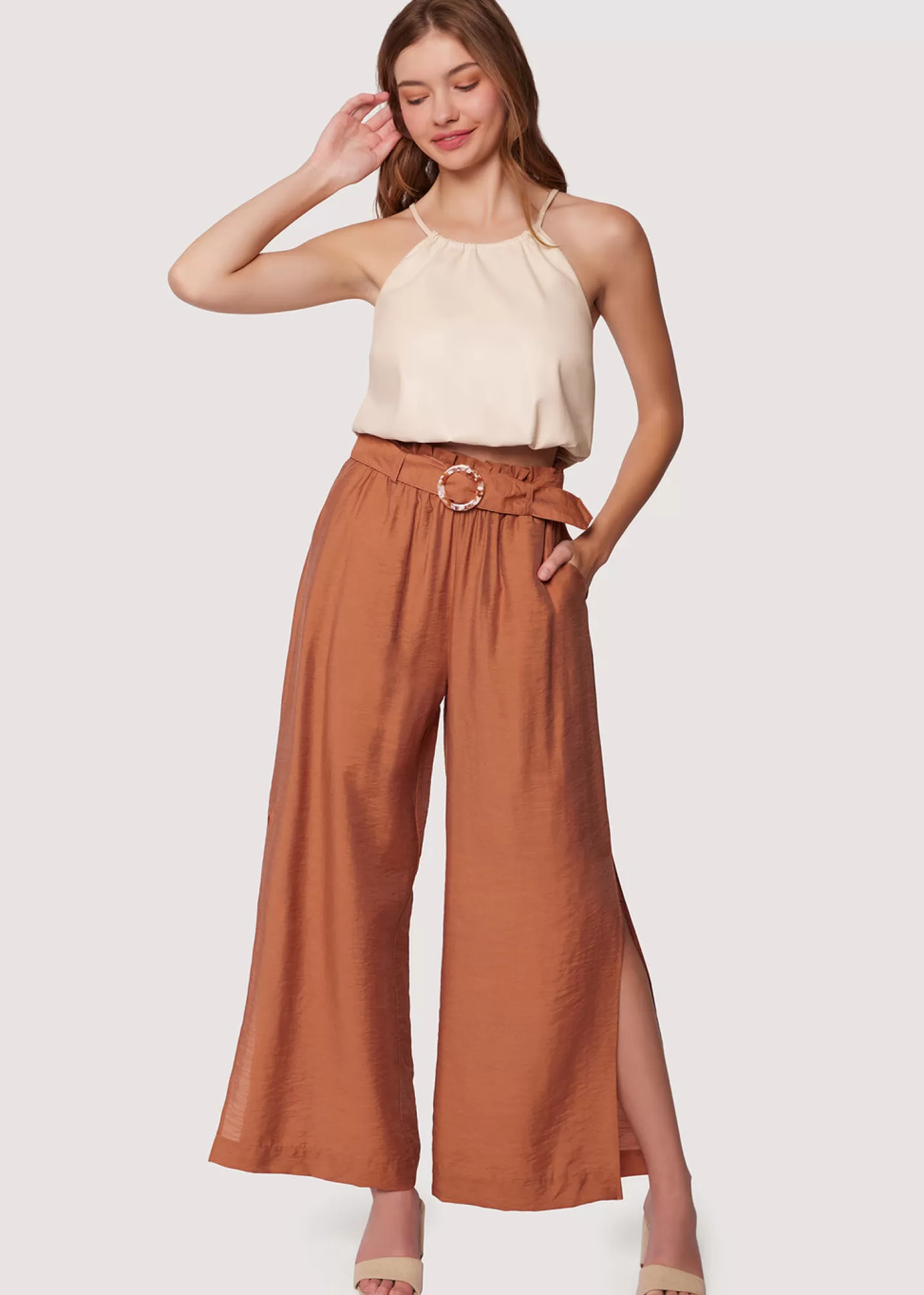 Lost + Wander Sets*Pacific Grove Pants BROWN