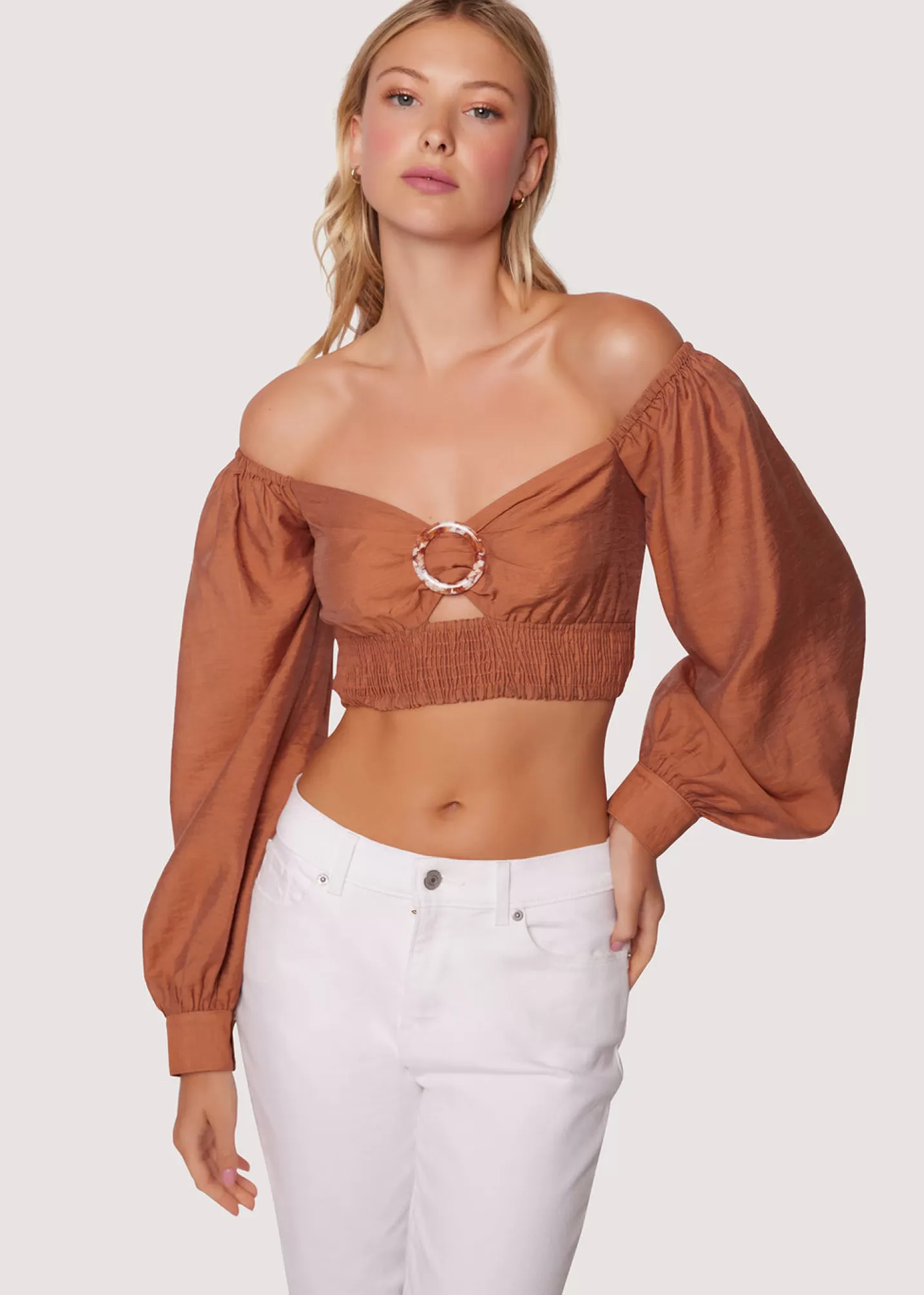 Lost + Wander Sets*Pacific Grove Top BROWN