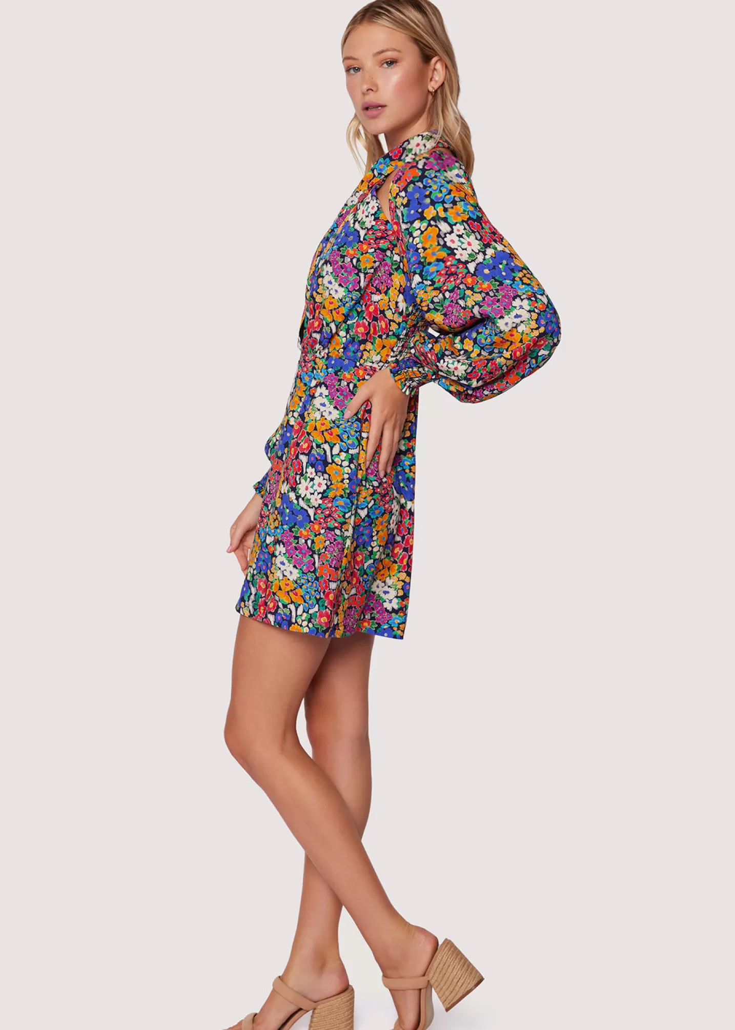 Lost + Wander Dresses*Renoir's Terrace Mini Dress FLOWER-MULTI