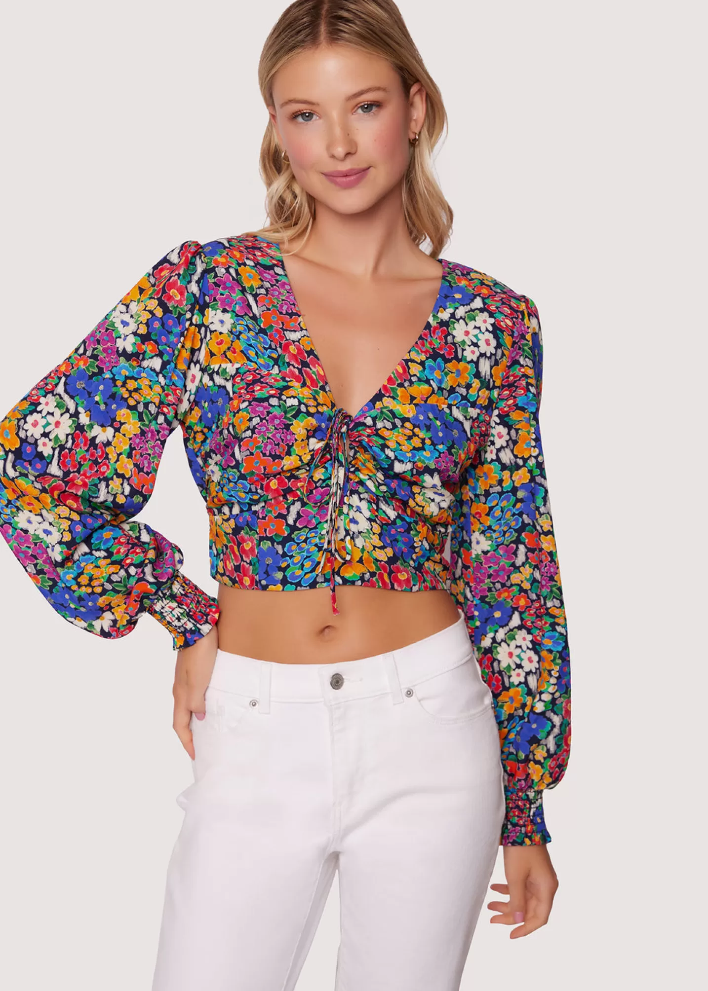 Lost + Wander Tops*Renoir's Terrace Top FLOWER-MULTI