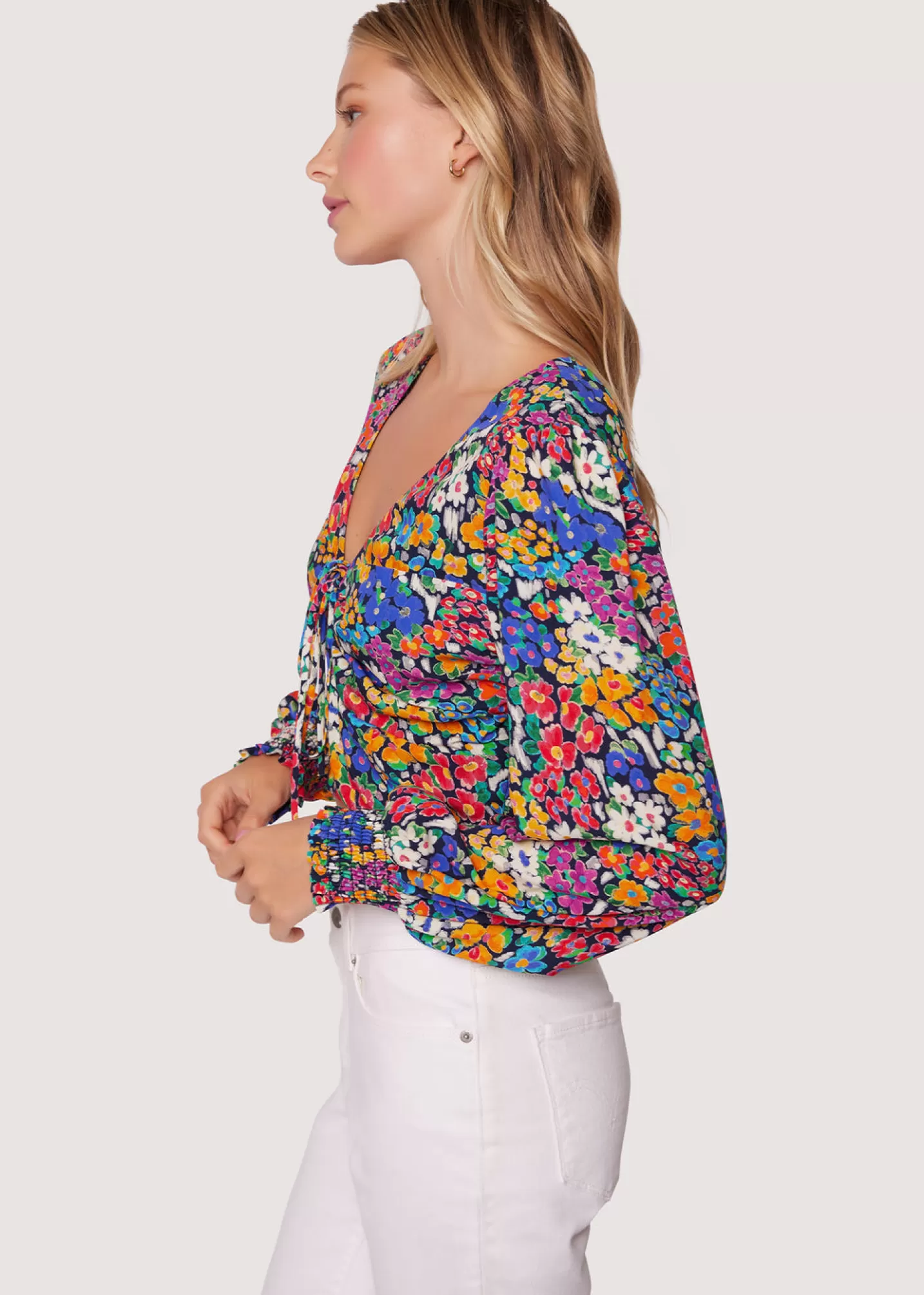 Lost + Wander Tops*Renoir's Terrace Top FLOWER-MULTI