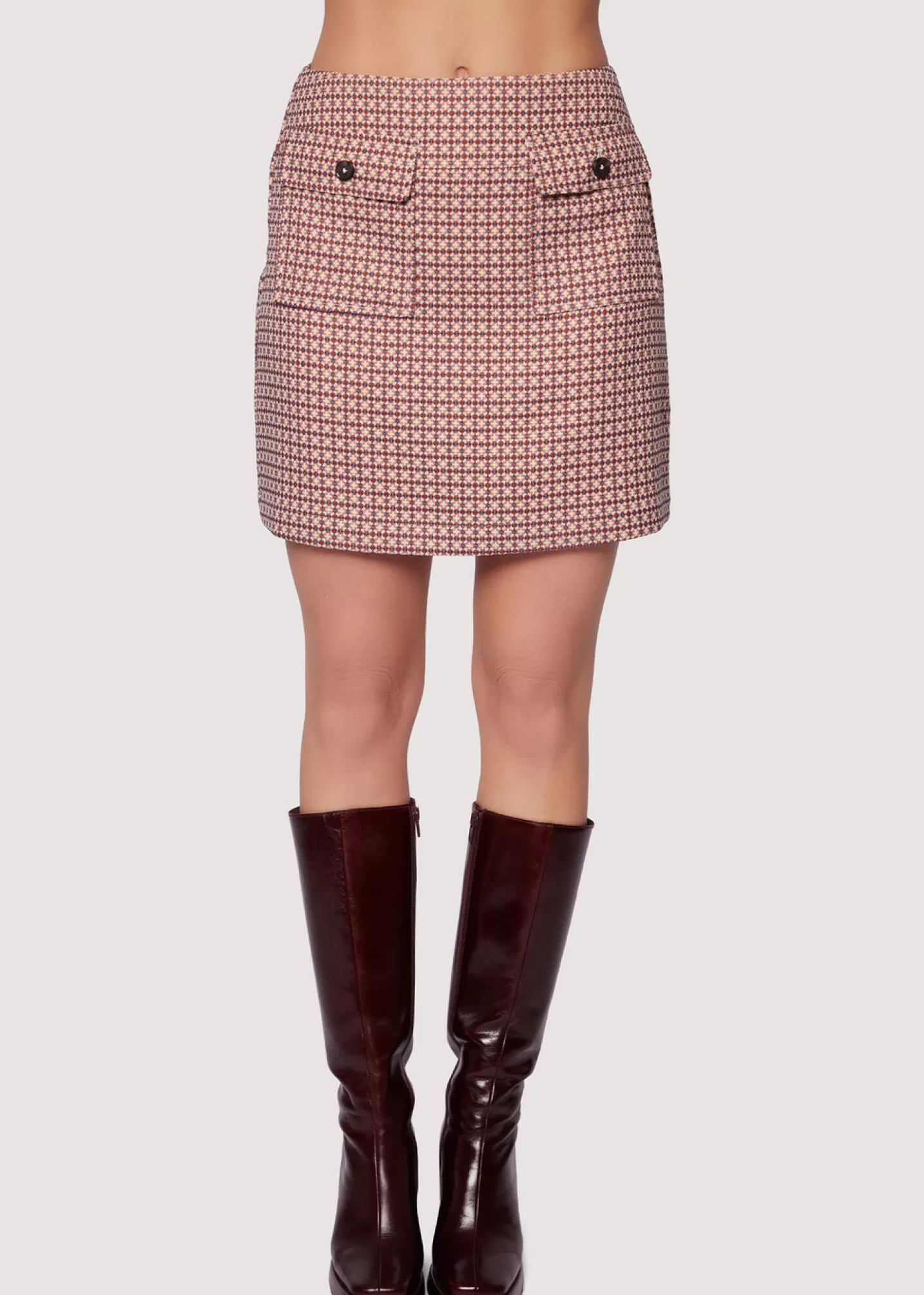 Lost + Wander Skirts*Sara Mini Skirt BRONZE-BLEND