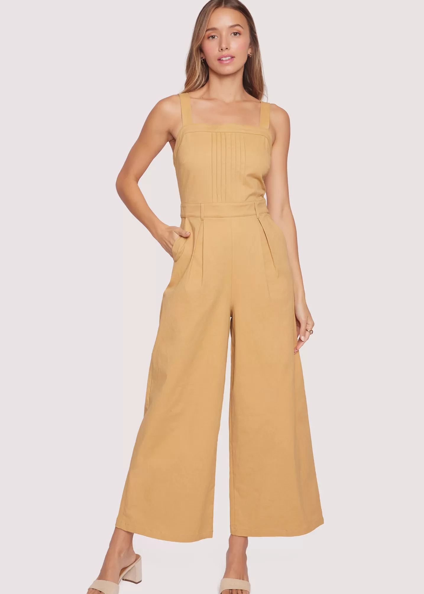 Lost + Wander Romper and Jumpsuits*Terra Jumpsuit BEIGE