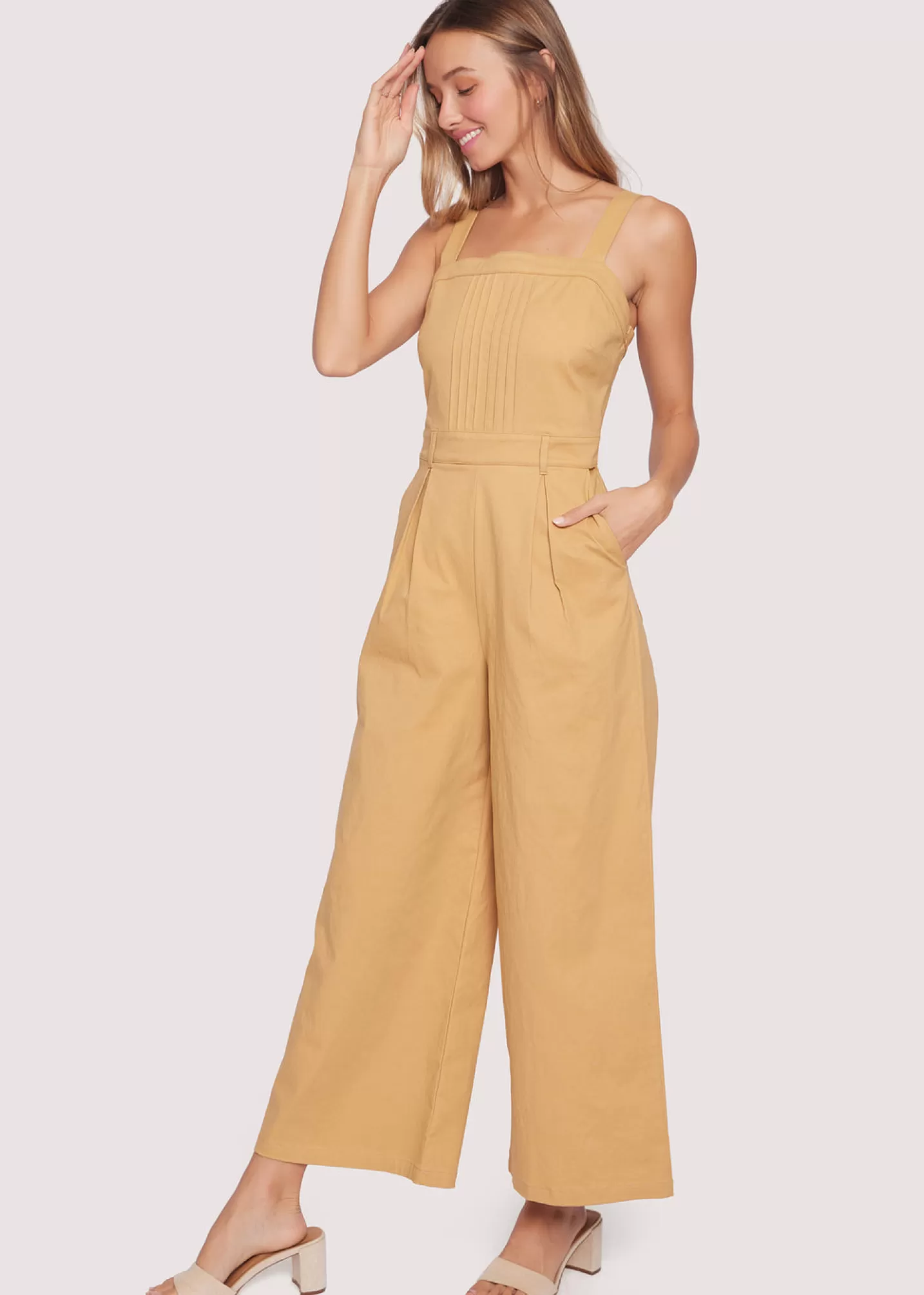 Lost + Wander Romper and Jumpsuits*Terra Jumpsuit BEIGE