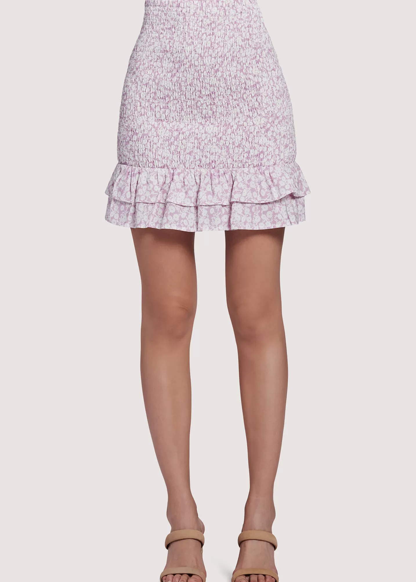 Lost + Wander Skirts*Winsome Orchid Mini Skirt LAVENDER-WHITE